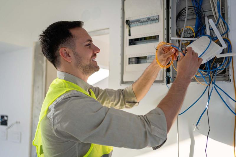 Telecoms and related network installers and repairers