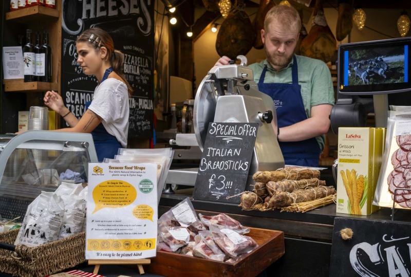 Market and street traders and assistants