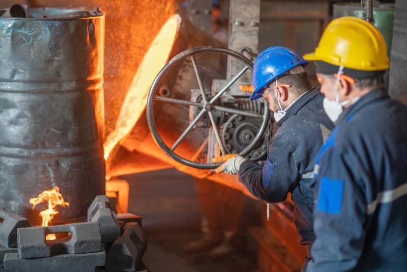 Metal making and treating process operatives