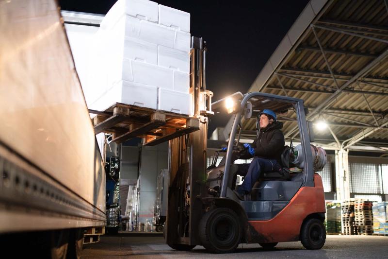 Fork-lift truck drivers