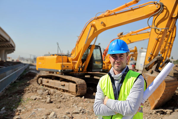 Construction plant operator