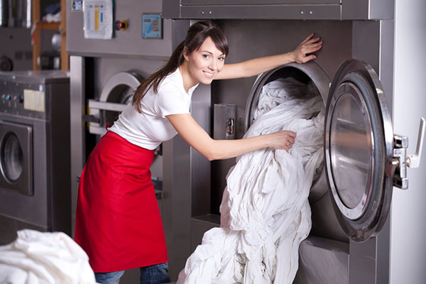 Laundry worker