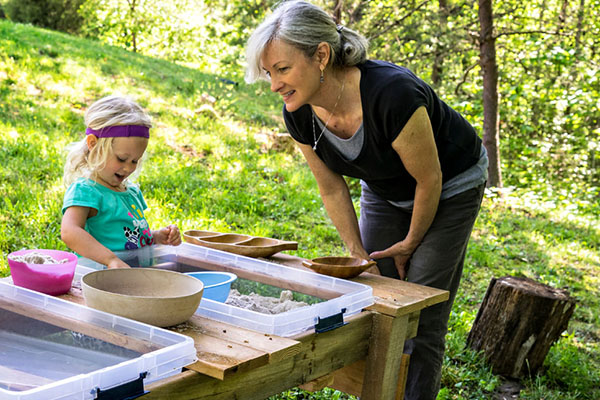 Montessori teacher