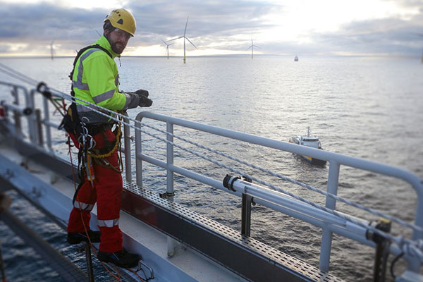 Offshore drilling worker