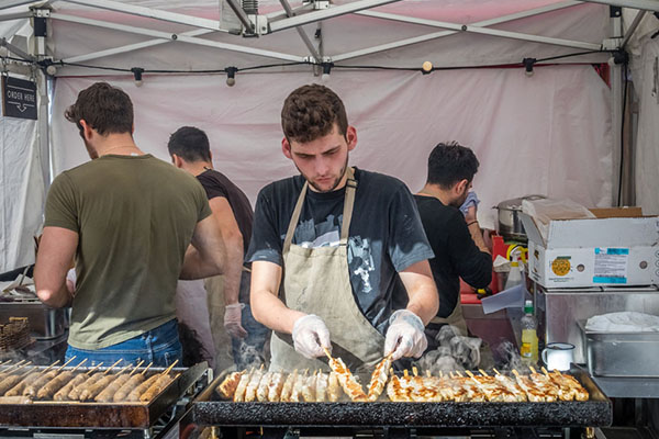 Street food trader