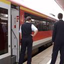 Train station worker