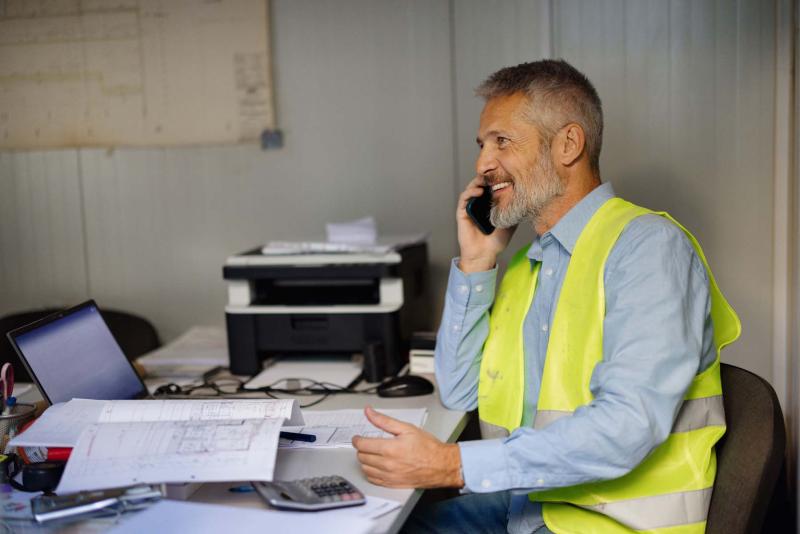 Production managers and directors in construction